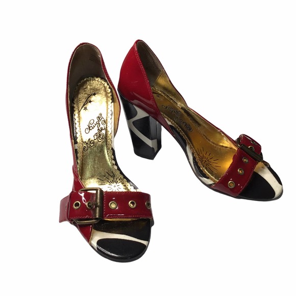 Naughty Monkey Chunky Heel  Sandals - Picture 1 of 8